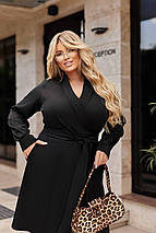 Сукня на запах з довгими рукавами, фото 3