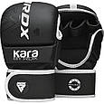 Рукавиці для ММА RDX F6 KARA Matte White Plus L/XL (капа у комплекті), фото 3