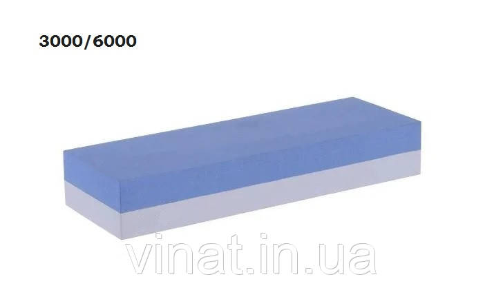 Камінь точильний водний двосторонній 3000/6000