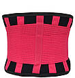 Пояс компресійний MadMax MFA-277 Slimming belt Black/rubine red M, фото 6