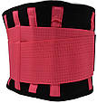 Пояс компресійний MadMax MFA-277 Slimming belt Black/rubine red M, фото 7