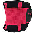 Пояс компресійний MadMax MFA-277 Slimming belt Black/rubine red M, фото 3
