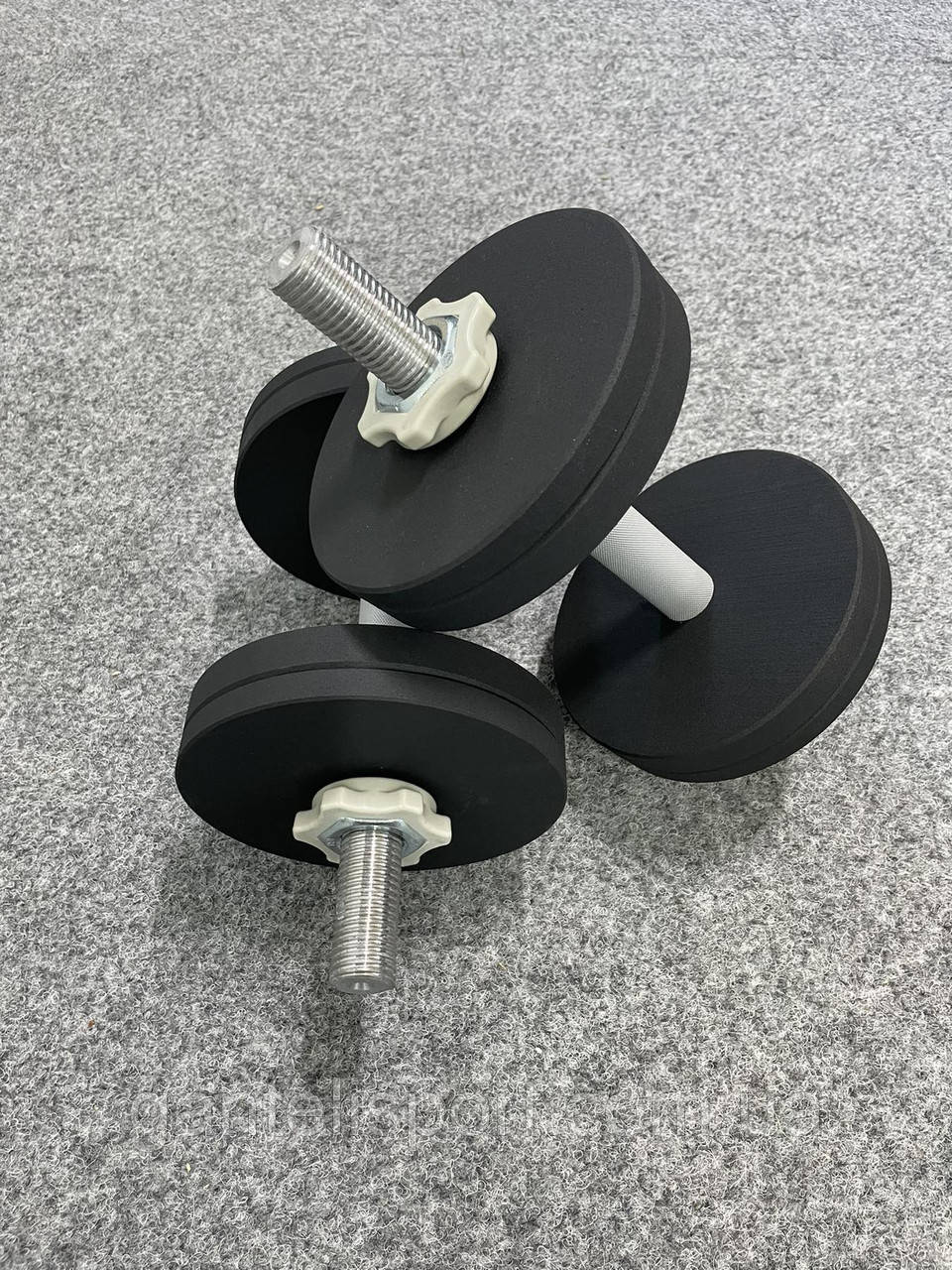 Гантелі металеві 2x8 кг розборні, фото 1