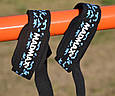 Лямки для тяги MadMax Camo Power Wrist Straps Camo/Light Blue, фото 8
