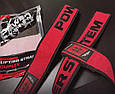 Лямки для тяги Power System PS-3401 Lifting Straps Duplex Black/Red, фото 4
