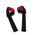 Лямки для тяги MadMax MFA-267 PWR Straps Black/Grey/Red, фото 4