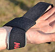 Лямки для тяги MadMax MFA-267 PWR Straps Black/Grey/Red, фото 7