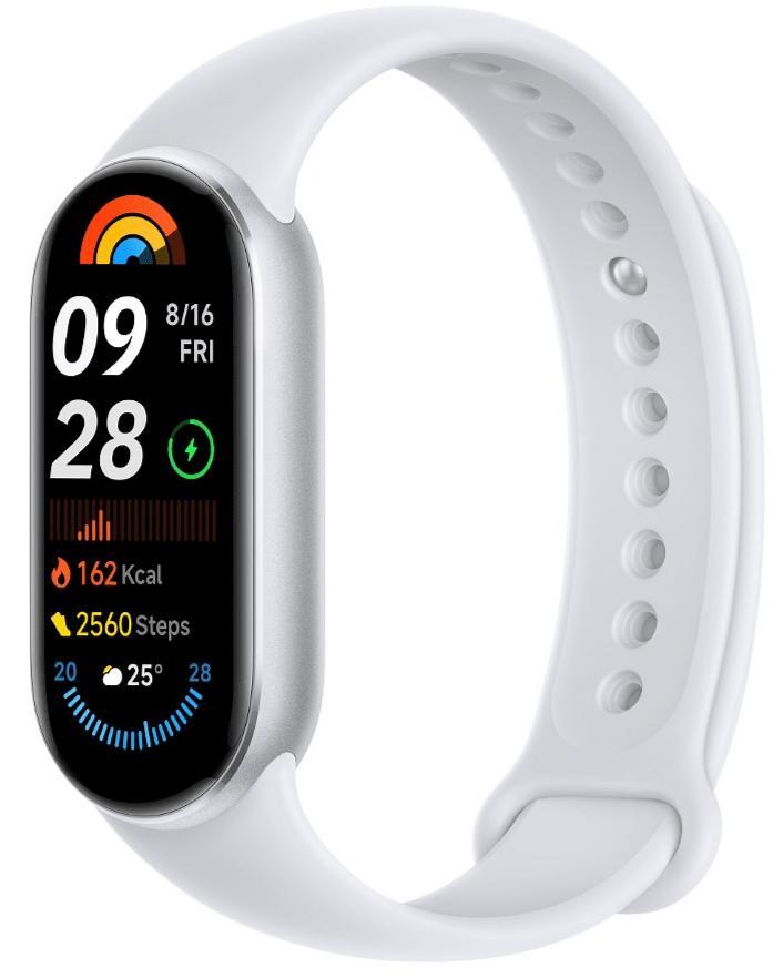 Фітнес-браслет Xiaomi Mi Band 9 Glacier Silver (BHR8340GL) UA
