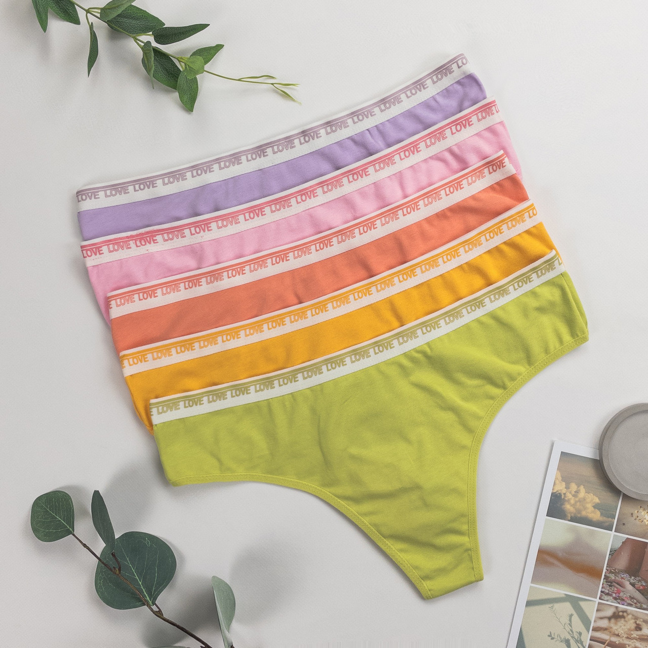 Труси жіночі стринги Nicoletta Туреччина батал 2XL, 3XL, 4XL | 5 шт.