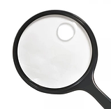 Лупа ручна MG86038 кругла, 3Х+8Х діам-65 мм, фото 2