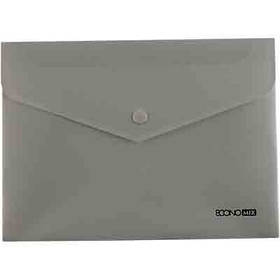 Папка на кнопці А5 180мкм непрозора біла фактура глянець Е31316-14 Economix