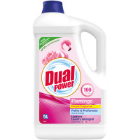 Гель для прання Dual Power для білих і кольорових речей Фламінго 5 л (8054633837597), фото 1