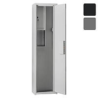 Сейф збройовий ШОЕ-1100 шафа для зберігання 2 одиниць вогнепальної зброї W_2323 Сірий