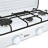 Газова плита Zilan ZLN0032, 3 комфорки, White, фото 2