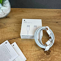 Оригінальний кабель Apple USB-C to USB-C (1 м) – швидка зарядка 60W для MacBook, iPad, iPhone 15
