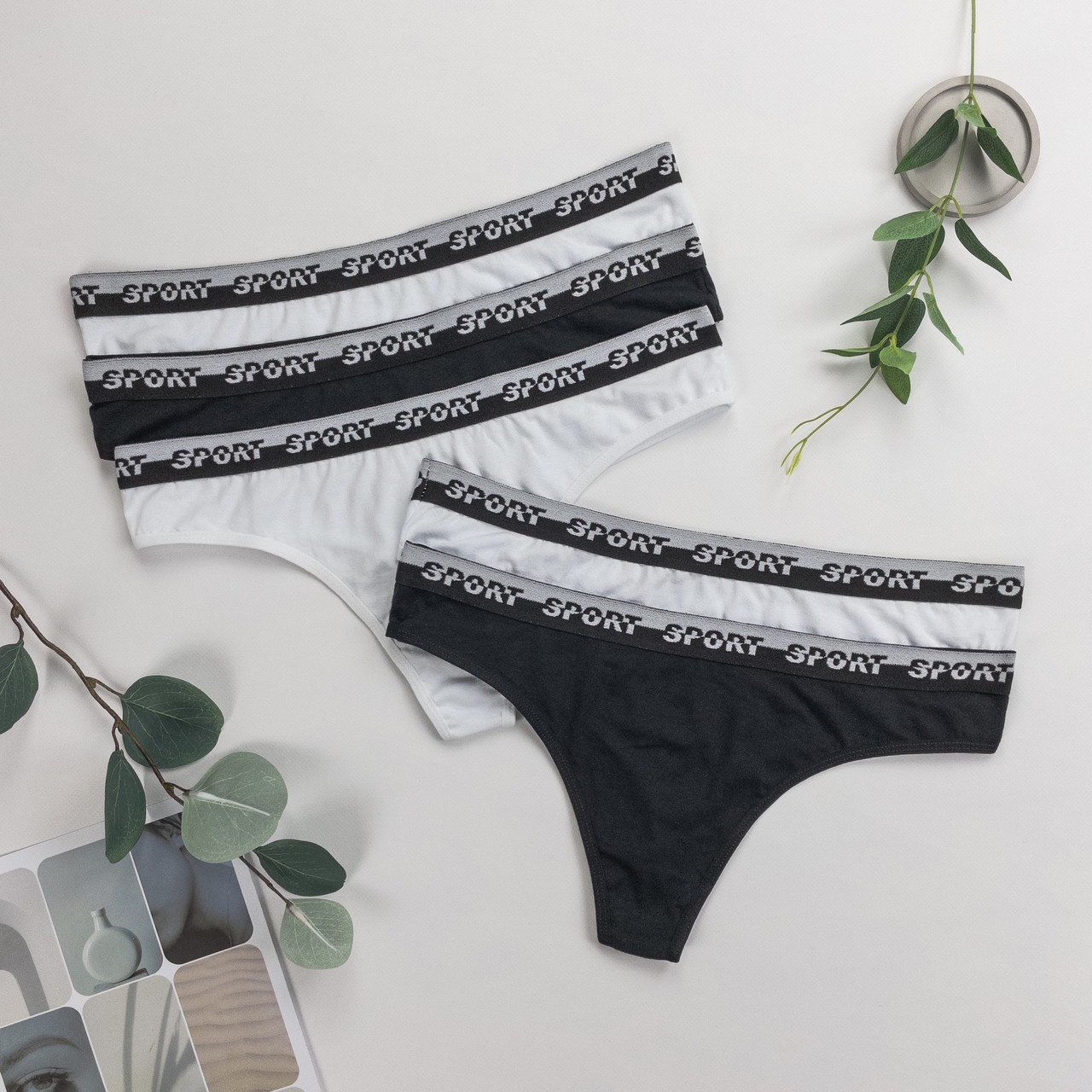 Труси жіночі стринги Nicoletta Туреччина L, XL | 5 шт.