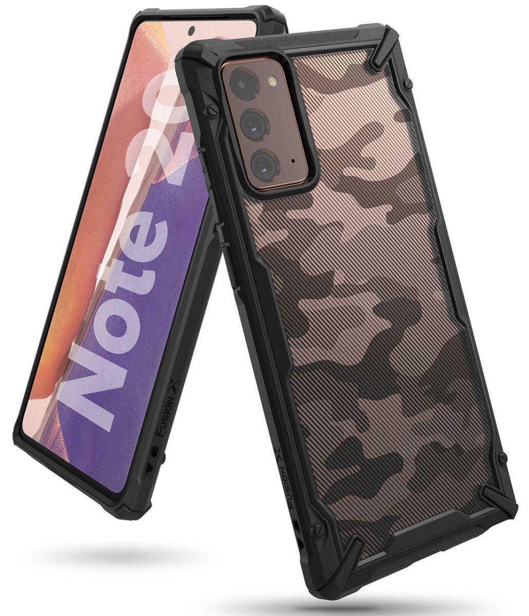 Чохол Ringke Fusion X Design для Samsung Galaxy Note 20 Camo Black (XDSG0035)