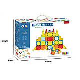 Конструктор на 45 деталей магнітний дитячий різнокольоровий CJ-4077287, фото 5