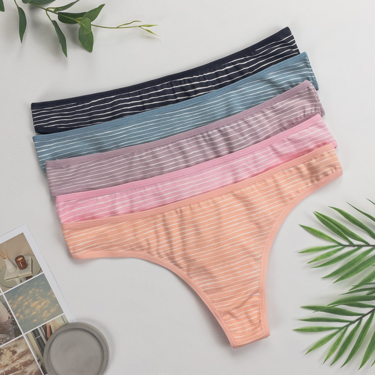 Труси стринги жіночі Nicoletta Туреччина M, L, XL  |  5 шт.