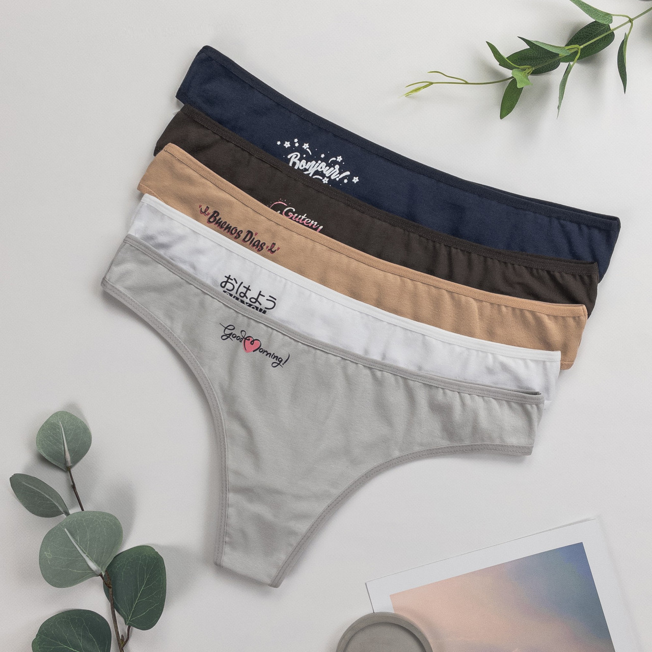 Труси-стринги жіночі Nicoletta Туреччина L, XL  |  5 шт.