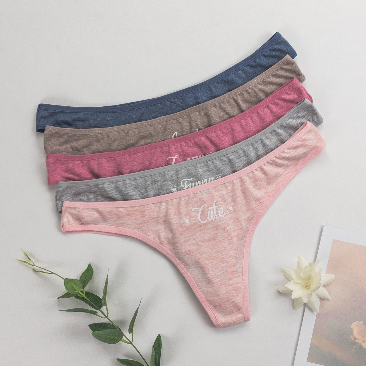 Труси стринги жіночі Nicoletta Туреччина M, L, XL  |  5 шт.