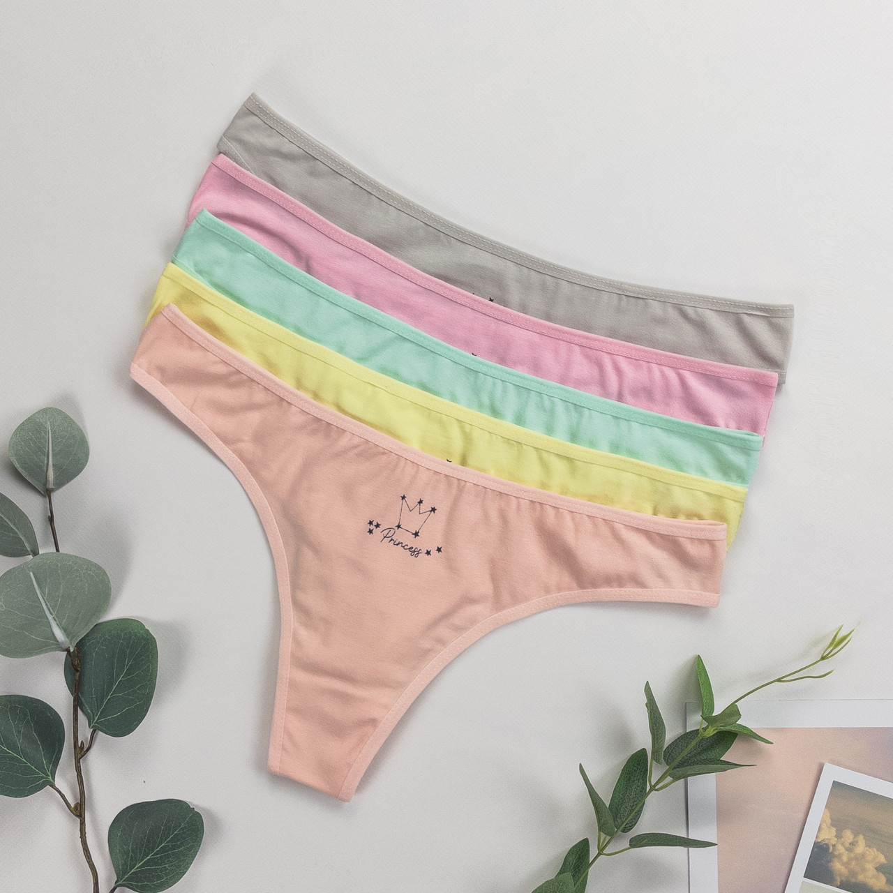 Труси стринги жіночі Nicoletta Туреччина M, L, XL  |  5 шт.