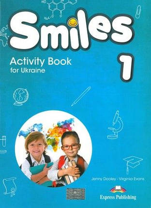 SMILES 1 FOR UKRAINE ACTIVITY BOOK (with stickers & cards inside), фото 1