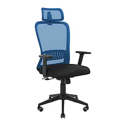 Крісло Richman Експерт Пластик M-2 (Anyfix) Сітка синя