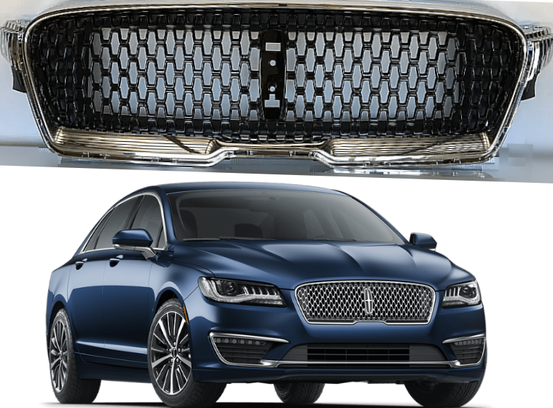 Решітка радіатора grill Lincoln MKZ 2017-2019 чорна HP5Z-8200-CA