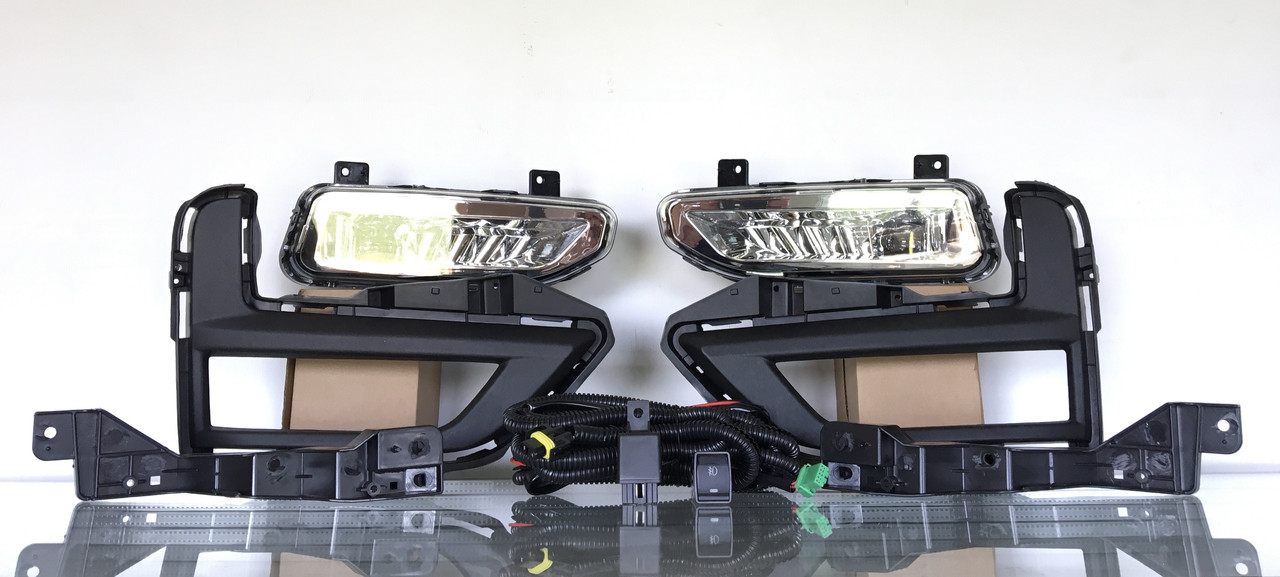 Комплект фари птф Led, накладки, кронштейн Nissan Rogue/X-TRAIL 2017-2020 з проведенням під'єднання