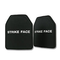 Комплект бронеплит (2 шт.) 6 клас NIJ IV ДСТУ, 2.8 кг Al2O3+PE