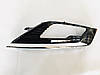 Решітка бампера Ford Fusion 2017-2018 права під птф LED хром HS7319952C, HS7Z-17B814-CA, фото 3