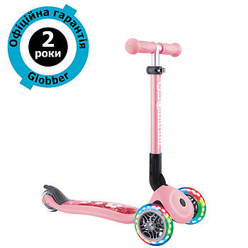 Самокат Globber Junior Foldable Fantasy Lights Pastel Pink (пастельно-рожевий)