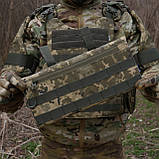 Захист живота (кишківник) Kiborg з балістичним пакетом 1 клас захисту Militex Pixel, фото 9