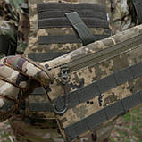 Захист живота (кишківник) Kiborg з балістичним пакетом 1 клас захисту Militex Pixel, фото 10