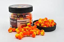 Плаваючий Бойл, поп ап для риболовлі, поп Полуниця (Strawberries) 8мм Carp Dream