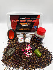 Методний пелетс, флет-тераптик мікс Кальмар Червоний перець (Squid Red Pepper) Premium series Carp Dream 7 в 1