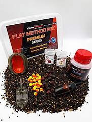 Методний пелетс, метод мікс Кальмар-Мотіль (Squid-Bloodworm) Premium series Carp Dream 7 в 1