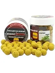 Насадкові бойли 14мм, бойли на коропа, бойли Горох (Peas) 14мм 100г