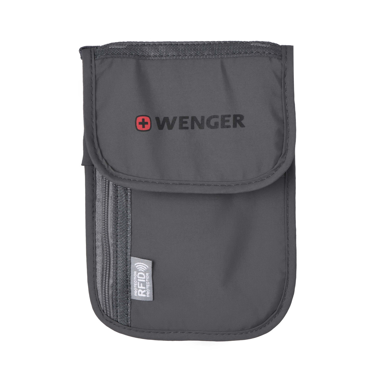 Wenger Гаманець на шию, Neck Wallet with RFID pocket, сірий, фото 1