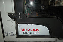 Замена ветрового переднего стекла на погрузчик Nissan Forklift 7
