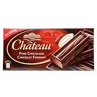 Черный шоколад Chateau Chocolat Fondant Zartbitter 400 г