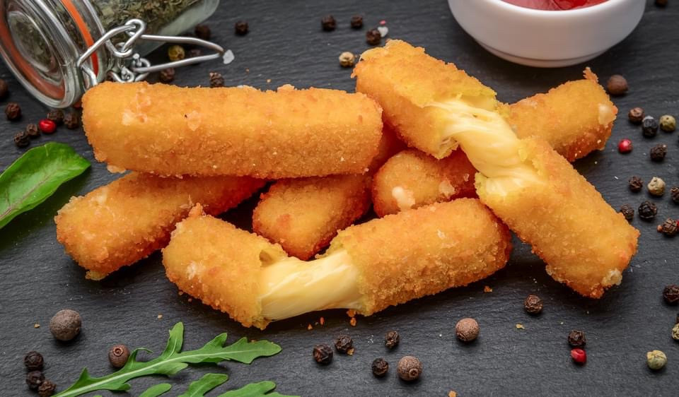 Сирні палички моцарела у паніровці, (пакування 1 кг)