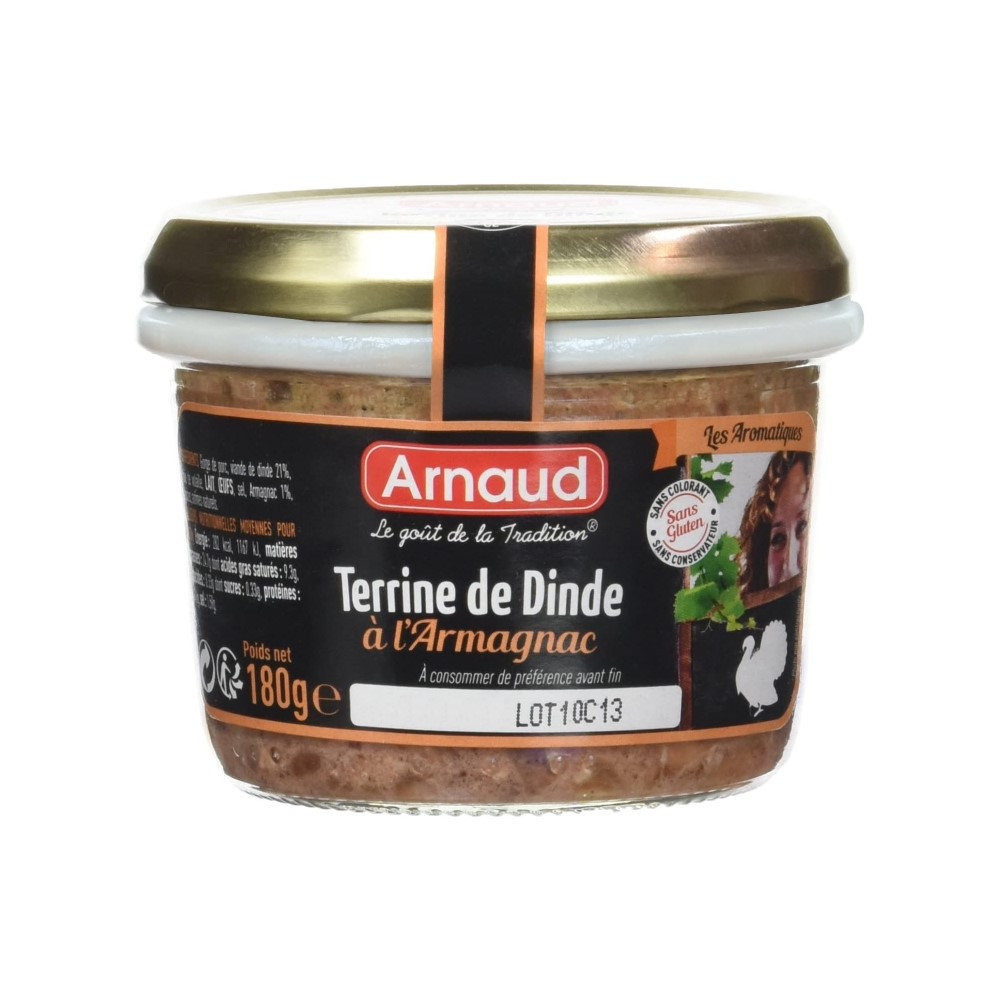 Паштет з м'яса індички та арманьяком Terrine de Dinde 180г. Франція