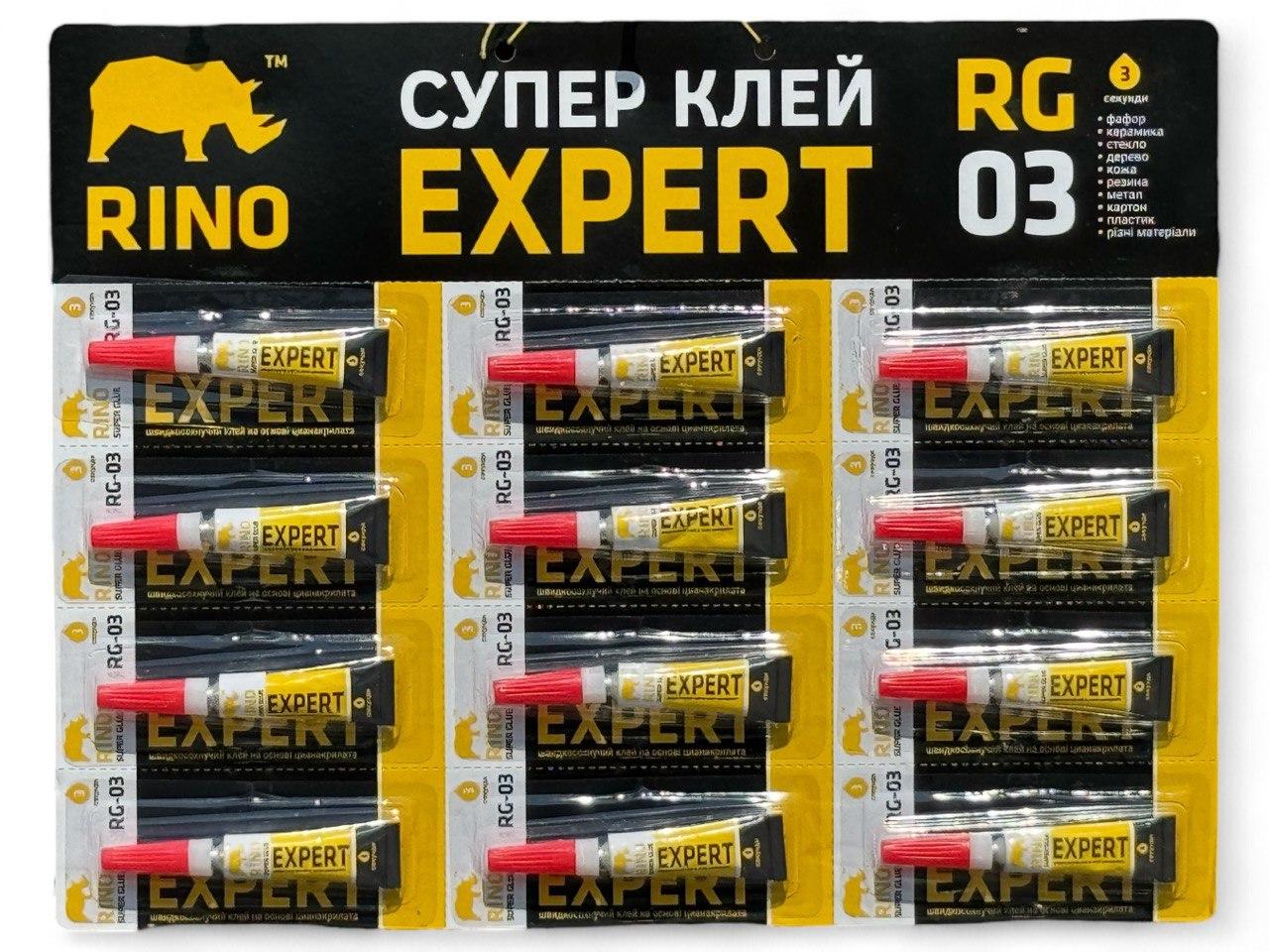 Ціанакрилатний супер клей Rino Super Glue EXRERT RG03 3г