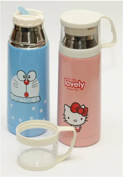 T89 Термо 350 мл з поїлкою , Питний термос, термос із чашкою, дитячий термос, термос для напоїв