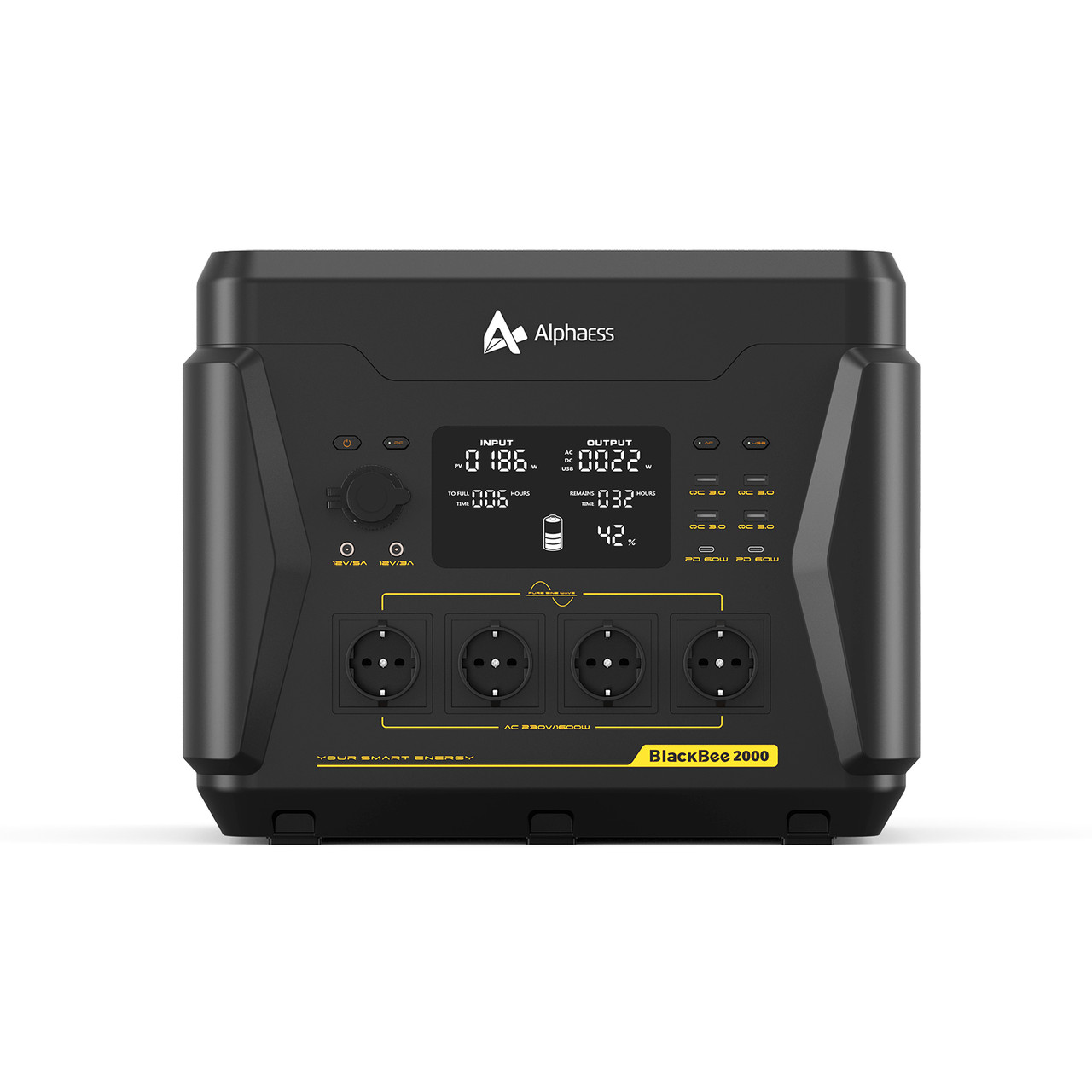 Зарядна станція Alphaess BlackBee2000/2040W/2203Wh, Black (BlackBee2000), фото 1