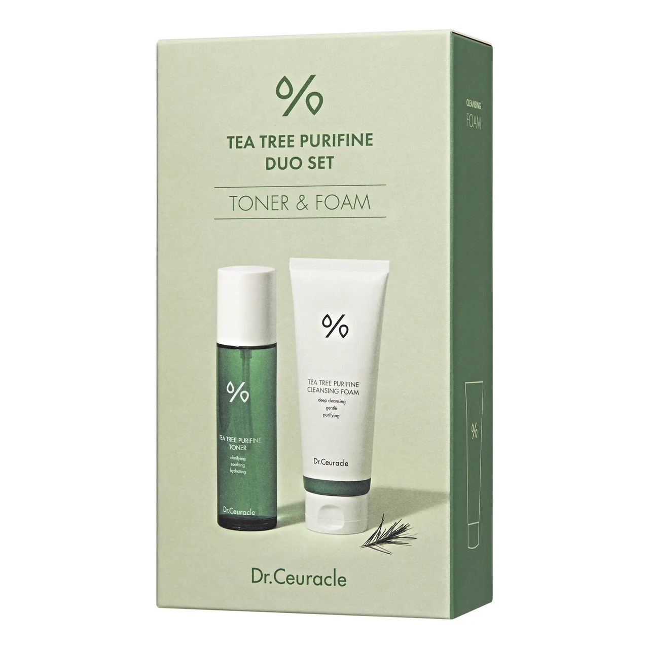 Набір засобів з чайним деревом (тонер + пінка для вмивання) Dr.Ceuracle Tea Tree (2 в1) (615744)