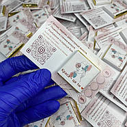 Візитка (90х50 мм) + шоколад із логотипом для роздрібних магазинів 100 шт, фото 5