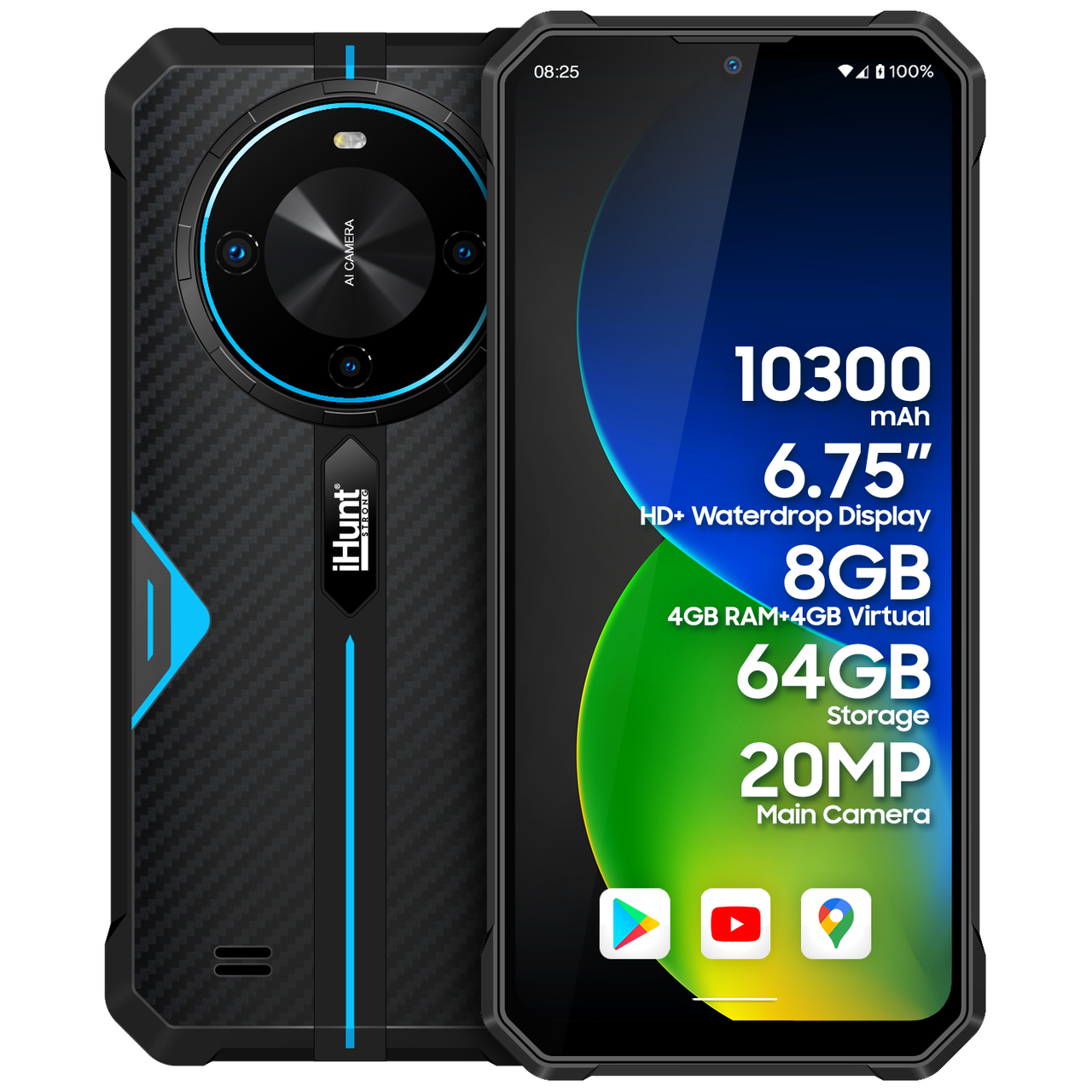 Протиударний cмартфон iHunt Titan P10000 PRO Blue
